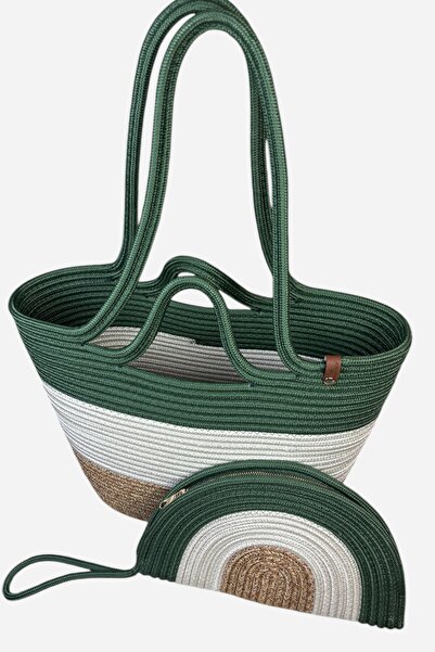 MaVaux Τσάντα συμπλέκτη και τσάντα ώμου Mira με διπλό φερμουάρ