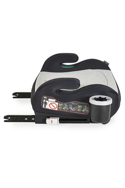OEM Inaltator Auto cu Isofix Cangaroo I-Swift Gri 125-150cm, Suport sticla sistem Anti-Varsare, 4-12 Ani