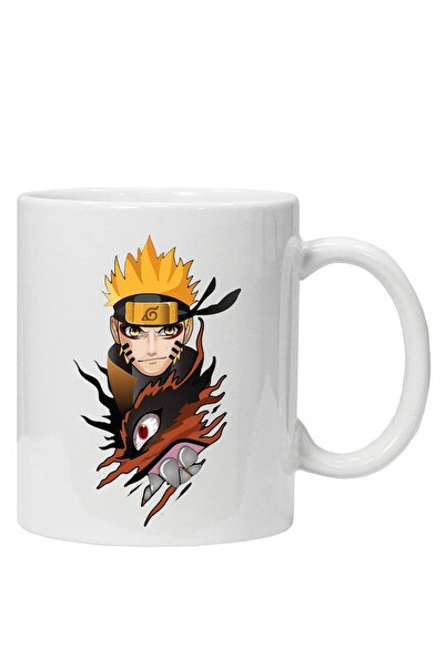 OEM Cana albă personalizată Naruto 2, INOVATIX®. 330 ml