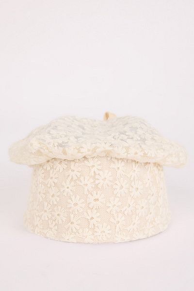 DeFacto Baby Girl Embroidered Cotton Visor Hat D9066A525Sm