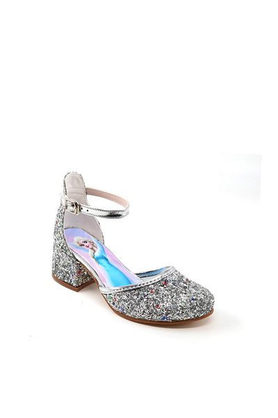 BYŞ Moda Pantofi de seara cu toc Elsa pentru fete - Trandafir-Albastru