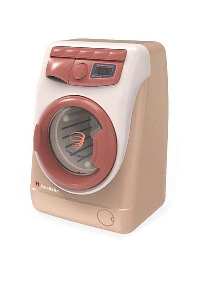 FULLJOY Battery operated washing machine with realistic lights and sounds, interactive washing machine