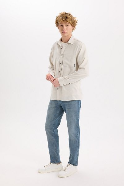 DeFacto Regular Fit Cotton Long Sleeve Shirt D7079Ax25Sp