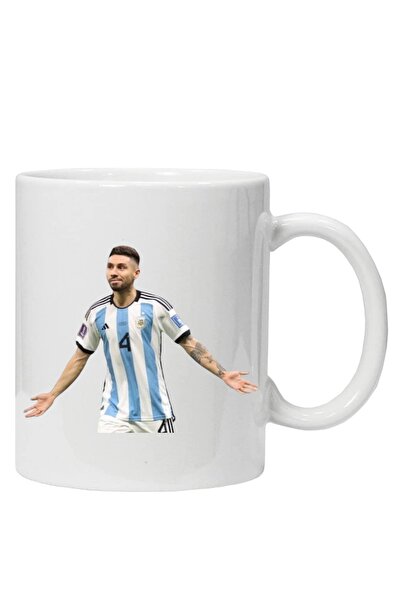 OEM Εξατομικευμένη λευκή κούπα Gonzalo Montiel 1, INOVATIX®. 330 ml