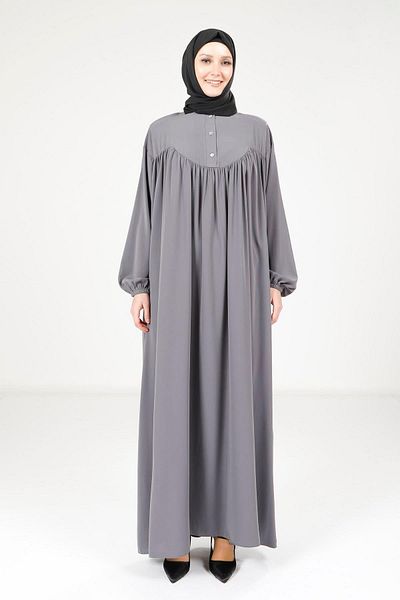 Beyza Φόρεμα Casual Grey Color 9225
