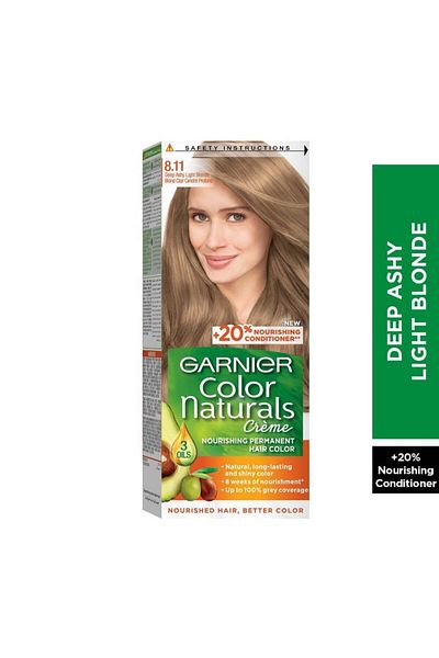 Garnier Garnier Color Naturals Hair Dye, Light Ash Blonde Deep - 8.11