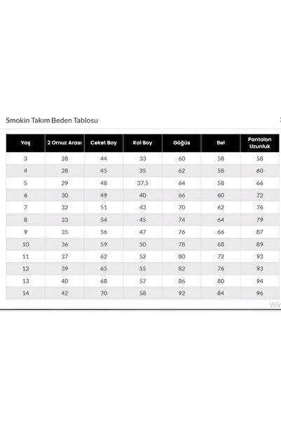 Mogi Erkek Çocuk Smokin Takım Elbise
