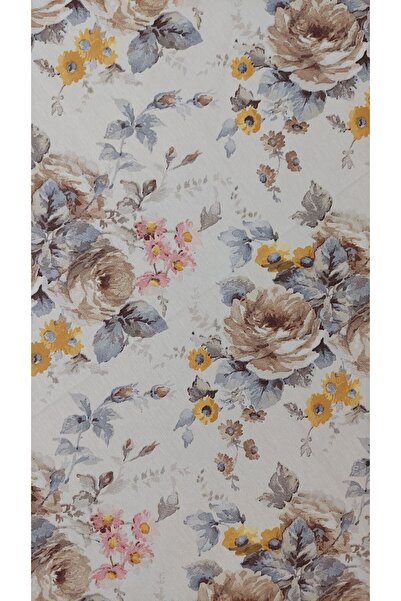 gonk Round, Country Patterned, Duck (Liquid Pusher, Stain Proof) Fabric, Tablecloth