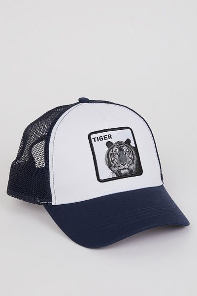 DeFacto Men's Label Printed Woven Baseball Basketball Cap B7999Ax25Sm