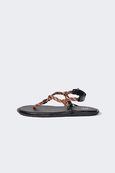 DeFacto Women's Flat Sole Faux Leather Sandals D8966Ax25Sm