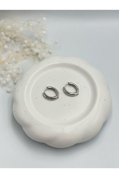 MyladyAccessoriess Medium Size Tube Hoop Earrings (Steel)