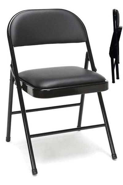 Cady One Easy Storage Folding Metal Chair for Office Meeting Folding Chair for Home Office Dining
