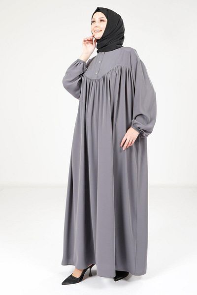 Beyza Φόρεμα Casual Grey Color 9225