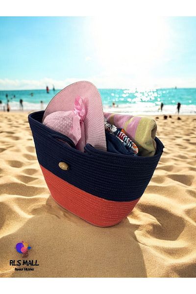 Store Straw Handmade Bag, Handbag, Beach Bag Suitable for Daily Use with Different Color Variations