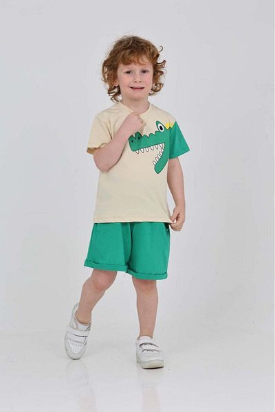 Mrs.idea Swimming Crocodile t Boys 2 Piece Set