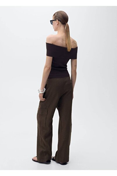 MANGO Woman Keten kargo pantolon