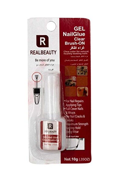 real beauty ريال بيوتي غراء الأظافر الشفاف شفاف