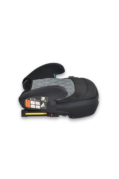 OEM Scaun Inaltator Auto cu Isofix, Spatar detasabil, Cangaroo Jax Gri 125-150cm, Tapiterie detasabila