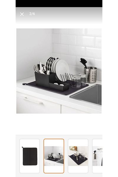IKEA Nysköljd Dish Drying Mat 44-36 cm