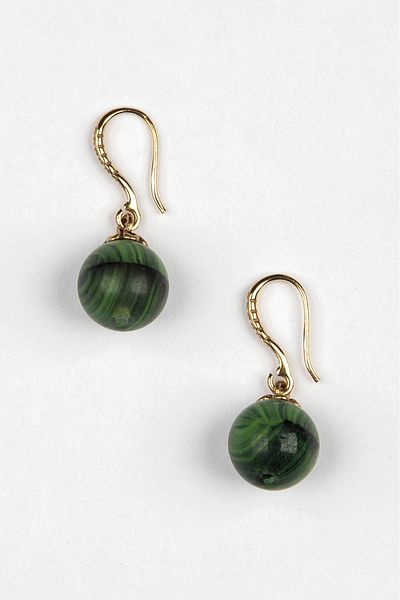 Lila Rosa Ethnic Authentic Green Earrings