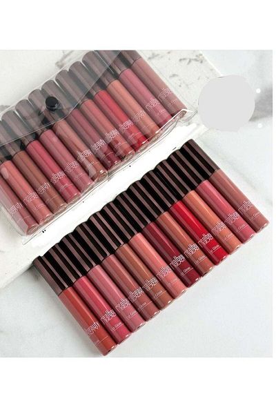 real beauty Real Beauty 12-Piece Long-Lasting Lipstick in Multicolor
