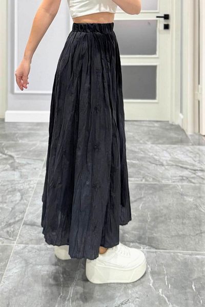 Banu Angay Black Brode Crochet Eta Style Shoes