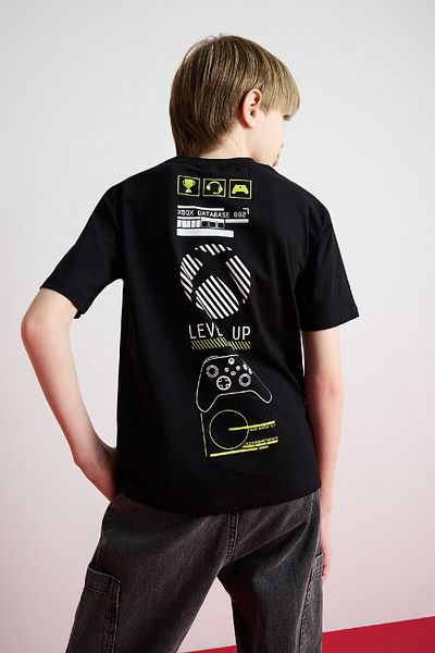 DeFacto Boy's Xbox Crew Neck Short Sleeve T-Shirt D9562A825Sm