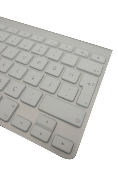 Mcstorey Apple Magic Keyboard-1 Kılıf Klavye Koruyucu Türkçe Q Baskılı Silikon Kılıf A1314 A1242 Ile Uyumlu