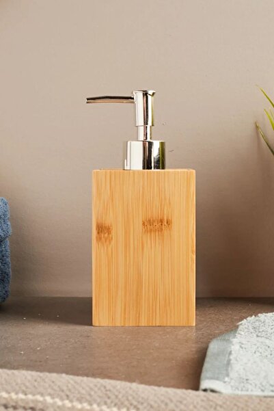 NO NAME Διανομέας σαπουνιού Bamboo Dispenser υγρού σαπουνιού