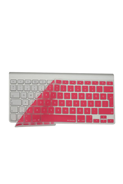 Mcstorey Apple Magic Keyboard-1 Kılıf Klavye Koruyucu Türkçe Q Baskılı Silikon Kılıf A1314 A1242 Ile Uyumlu