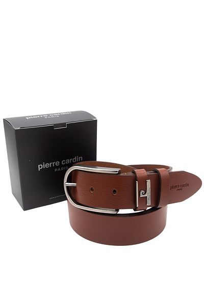 Pierre Cardin Tan Leather Men's Belt Pc-Mdlt1K