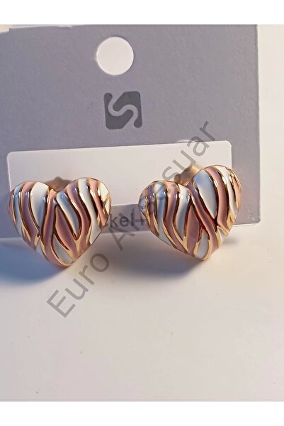 stainless steell Heart Detail Bijouerie Earrings