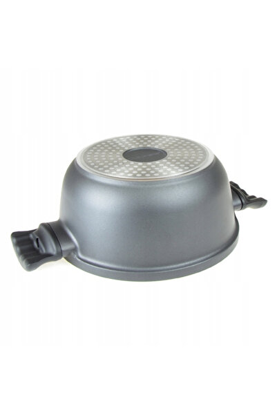 Generic Marble-coated pot with lid TS-1291, 24 cm, 4 L