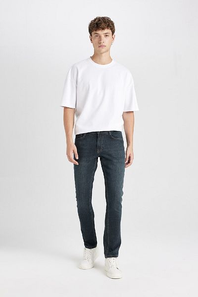 DeFacto Pedro Slim Fit Regular Waist Skinny Leg Jeans - E0164ax24au