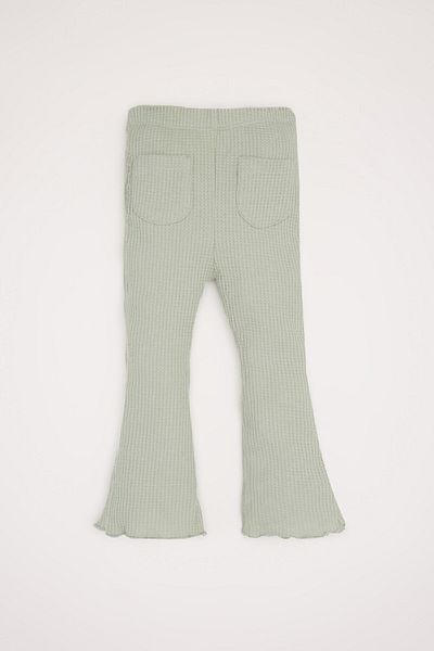 DeFacto Baby Girl Flared Leg Waffle Leggings E0199A525Sp