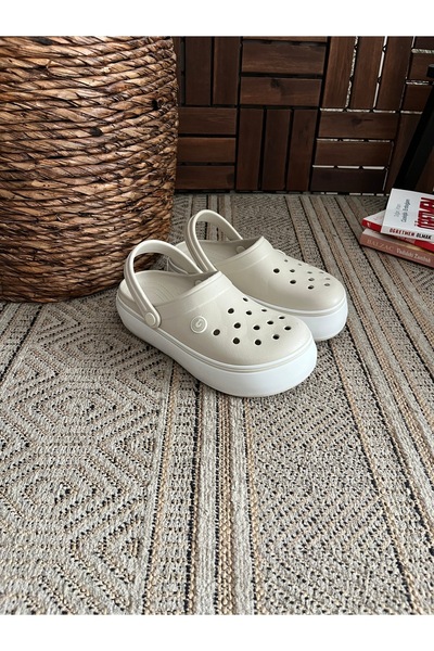 Behtah Kundura Closed Front High Platform Sole Kross Slippers Garden Pool Beach Cook Doctor Nurse Daily Slippers