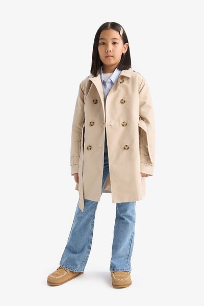 DeFacto Wasserabweisender Trenchcoat mit normaler Passform