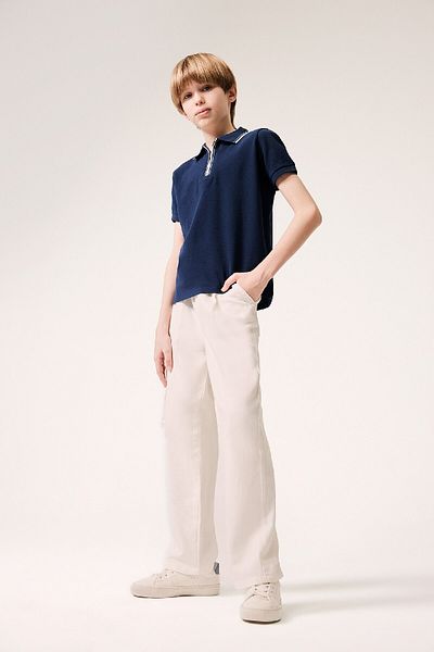 DeFacto Jungen-Polokragen-Piqué-Kurzarm-T-Shirt D9253a825sm
