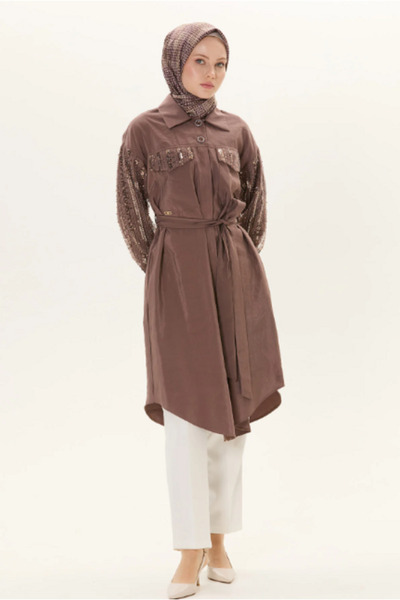 Setrms Pul Payet Kombinli Kuşaklı Kap