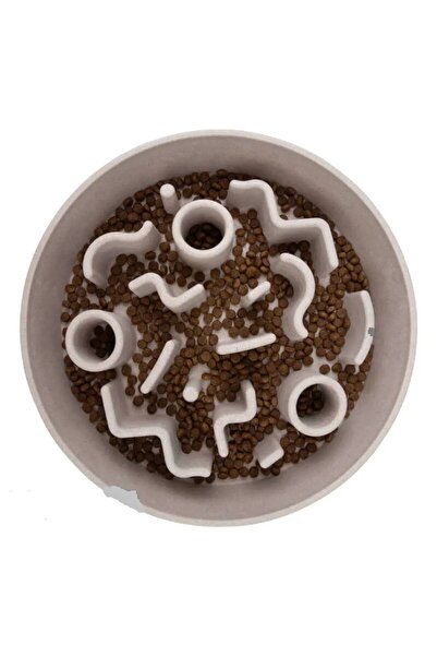 Genel Markalar 70 Bamboo Köpekler Bamboo Yavaş Yeme Mama Kabı Buz Mavisi 2500 ml