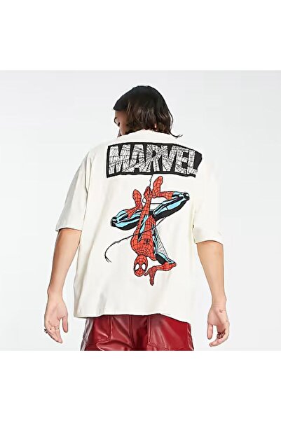 macklin Tricou oversize unisex, femei, bărbați, cu imprimeu Marvel Spiderman