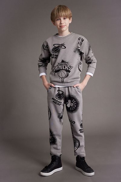 DeFacto Boys' Nba Current Teams - Rubber Waist Sweatpants 3195154