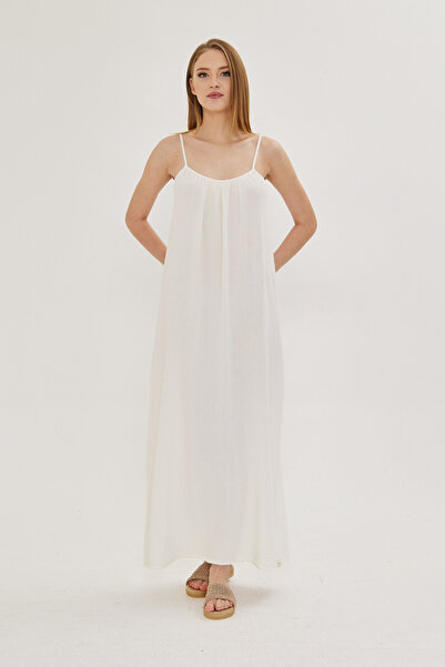 VoloVita Askılı Müslin Elbise