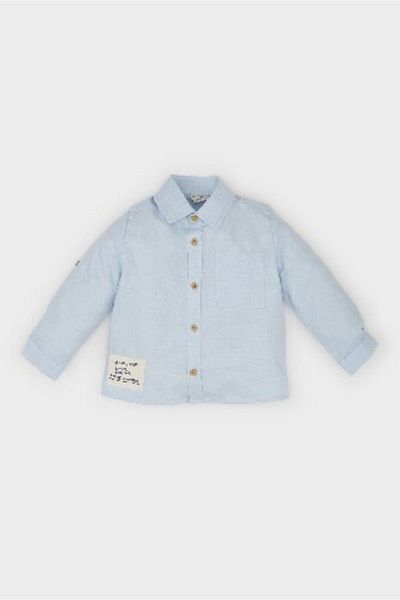 DeFacto Cămașă cu mânecă lungă Jacquard pentru bebeluși D9336A525SP