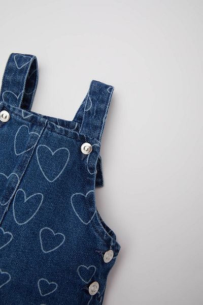 DeFacto Salopetă cu inimă pentru fetiță Salopet Jeans E0450A525SP