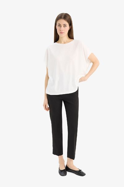 DeFacto Crew Neck Basic Plain Modal Short Sleeve T-Shirt C8807Ax25Sp
