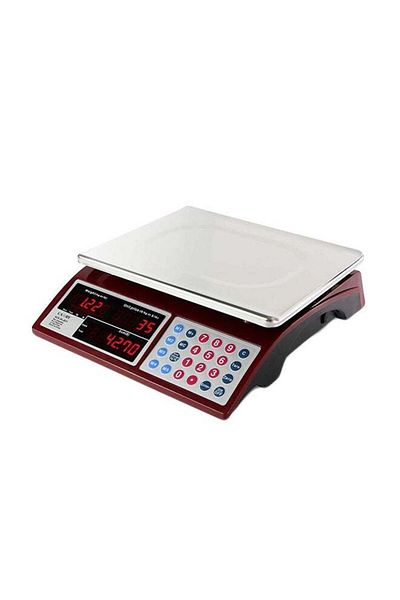 Generic Camry Digital Commercial Price Scale Red/Silver 20Ø³Ù†ØªÙŠÙ