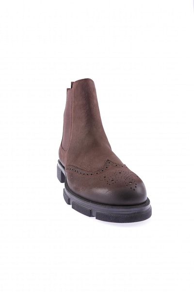 DGN Men's Chelsea Boots Brown-Nubuck Genuine Leather 95123210