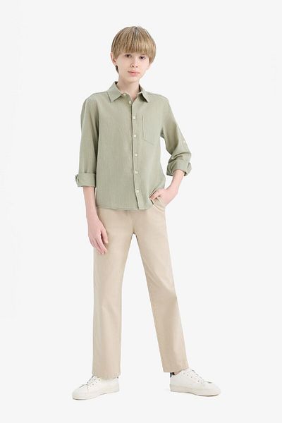 DeFacto Boys Standard Leg Gabardine Trousers D7679A825Sp