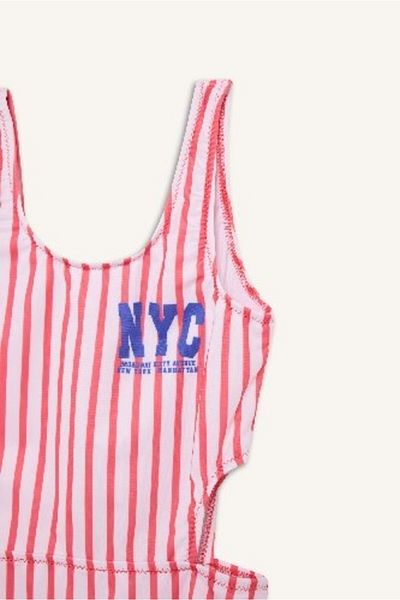 DeFacto Girl's Striped Swimsuit D9901A825Hs